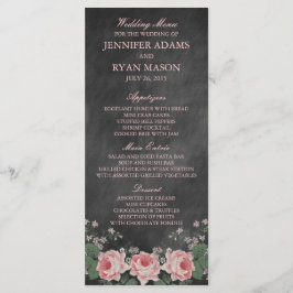 VINTAGER CHALKBOARD | WEDD MENU CUSTOM RACK CARD MENÜKARTE
