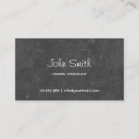 Vintager Chalkboard-Zement-Vertragspartner