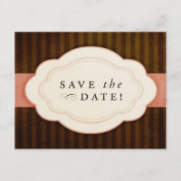 Vintager Charm Rosa und Schokolade Speichern Sie d