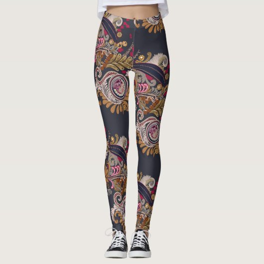 Vintager Charme Leggings (Vorderseite)