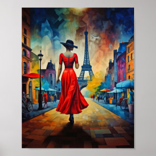 Vintager Charme von Paris Value Poster Paper (Matt