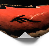 Vintager Chat Noir - Black Cat Poster (Ecke)