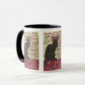 Vintager Chat Noir, Vente Hôtel Drouot Steinlen Tasse (Vorderseite Links)