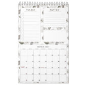 Vintager Cherish Bloral Monatsplaner Kalender (Mär 2027)
