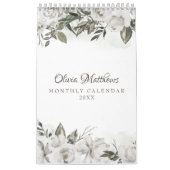 Vintager Cherish Bloral Monatsplaner Kalender (Titelbild)