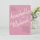 Vintager Cherry Blossom Hochzeitseinladungen Einladung (Stehend Vorderseite)