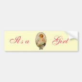 Vintager Cherub Autoaufkleber (Vorne)