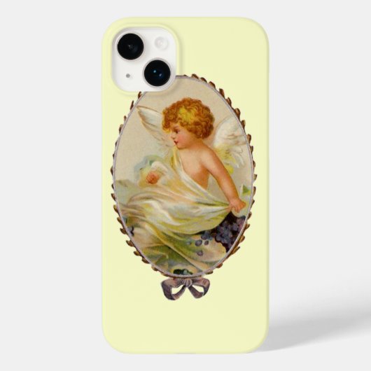 Vintager Cherub Case-Mate iPhone Hülle (Rückseite)