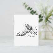 Vintager Cherub Cupid-Liebe Postkarte (Stehend Vorderseite)