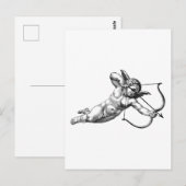 Vintager Cherub Cupid-Liebe Postkarte (Vorne/Hinten)