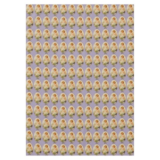 Vintager Cherub Tischdecke (Vorderseite)