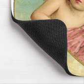 Vintager Cherub und Cresent Moon Mousepad (Ecke)