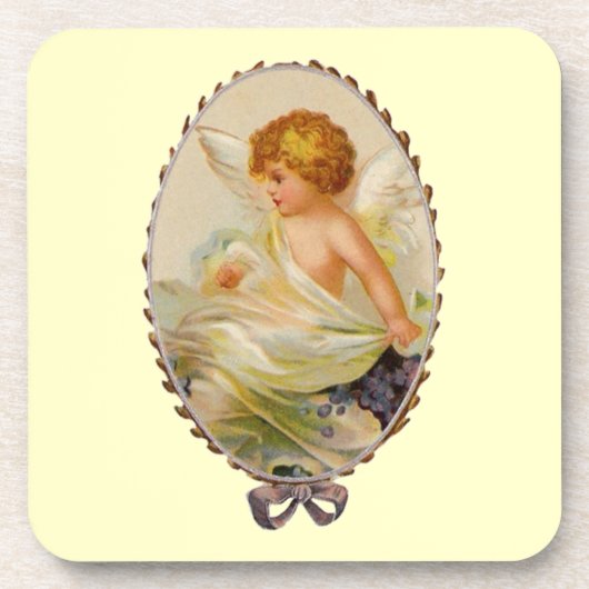Vintager Cherub Untersetzer (Vorderseite)
