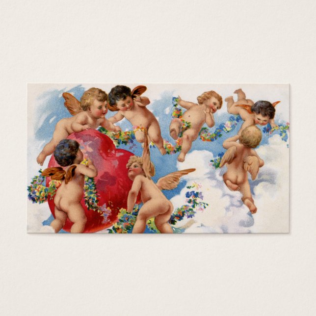 Vintager Cherub Valentine Liebe Notes - Bigger (Vorderseite)