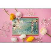 Vintager Cherub Valentine Postkarte