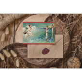 Vintager Cherub Valentine Postkarte