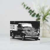 Vintager Chevrolet Truck Postkarte (Stehend Vorderseite)