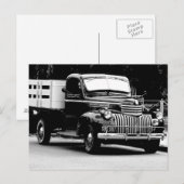 Vintager Chevrolet Truck Postkarte (Vorne/Hinten)