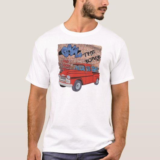 Vintager Chevy Lieferwagen-LKW T-Shirt (Vorderseite)
