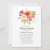 Vintager Chic Rustic Charm Virtual Baby Dusche Einladung (Vorderseite)