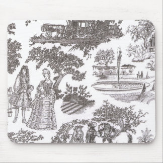 Vintager Chic viktorianisches Toile Mousepad