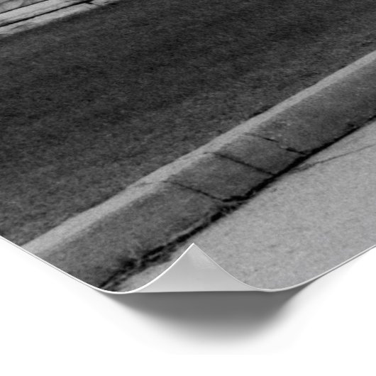 VINTAGER CHICAGO-WASSERTURM 1933 POSTER (Ecke)