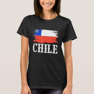 Vintager Chile Flag I Liebe Chile T-Shirt