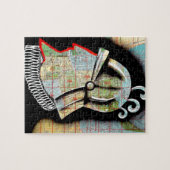 Vintager Chile Santiago Travel Puzzle (Horizontal)