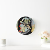 Vintager Chile Santiago Travel Runde Wanduhr (Zuhause)