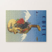 Vintager Chile Travel Poster Design Puzzle (Horizontal)