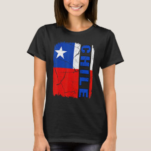 Vintager chilenischer Flaggenstaat Chile Pride Roo T-Shirt