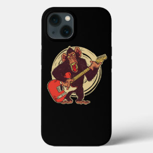 Vintager Chimpanzee Guitar Player Grafik Case-Mate iPhone Hülle