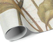 Vintager Chinese Rose Geschenkpapier (Rolleneckpunkt)