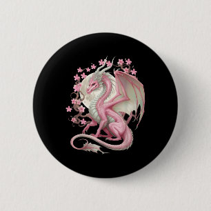Vintager chinesischer Drache, asiatische Kunst Che Button