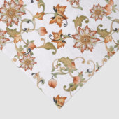 Vintager Chintz-Jacobean Tapeten-Entwurfs-Gewebe Seidenpapier (Detail)
