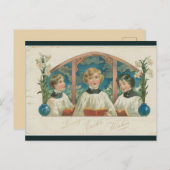 Vintager Chor zu Ostern der Kirche Postkarte (Vorne/Hinten)