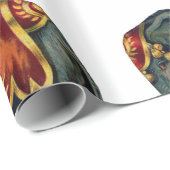 Vintager Circus Elephant Geschenkpapier (Rolleneckpunkt)