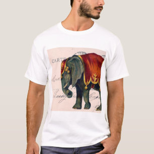 Vintager Circus Elephant T-Shirt