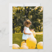 Vintager Circus Geburtstagsparty Einladung (Rückseite)