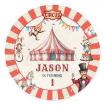 Vintager Circus Karneval Geburtstag