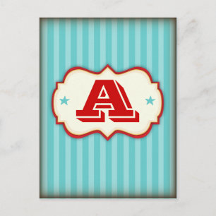 Vintager Circus-Karneval - Ihr eigenes Banner Postkarte