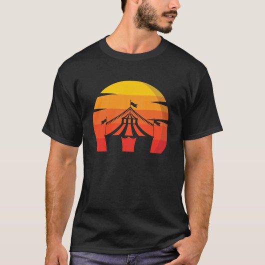 Vintager Circus Retro Circus T-Shirt (Vorderseite)