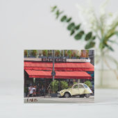 Vintager Citröen Car Außenbereich Postkarte (Stehend Vorderseite)