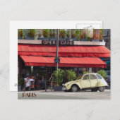 Vintager Citröen Car Außenbereich Postkarte (Vorne/Hinten)