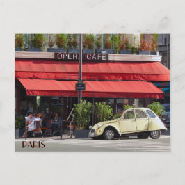 Vintager Citröen Car Außenbereich Postkarte