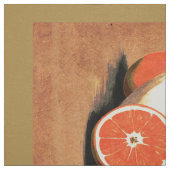 Vintager Citrus Bowl Tee Handtuch geschnitten und Stoff (Muster)