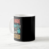 Vintager Ck bis Schule 5. Klasse Kaffeetasse (Vorderseite Links)