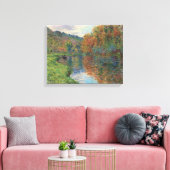 Vintager Claude Monet Arm des Jeufosse-Herbstes Leinwanddruck (Insitu (Wohnzimmer))