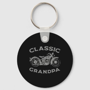 Vintager Clic Opa Funny Motorrad Graphic Men' Schlüsselanhänger