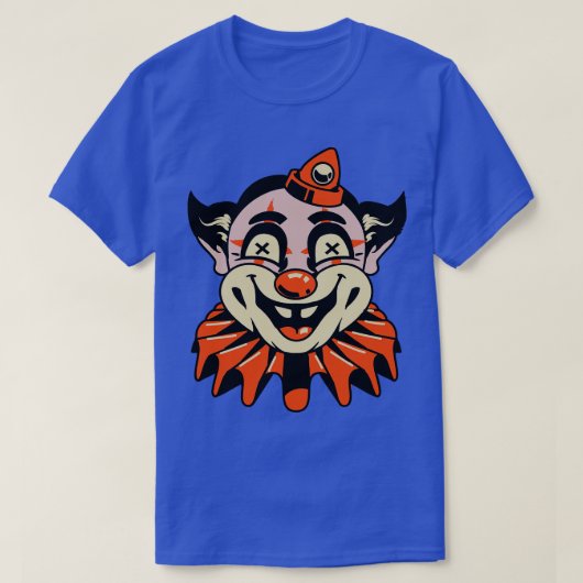 Vintager Clown Halloween T-Shirt (Design vorne)